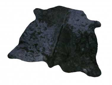 Black dyed cowhide