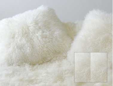 Double-sided Mongolian lamb cushion