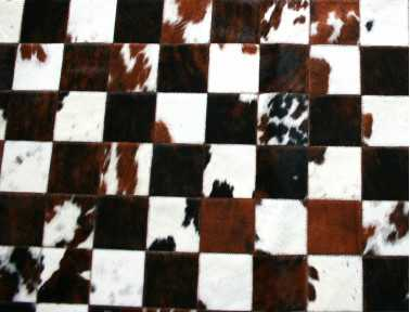 Normandy Cowhide Patchwork Rug