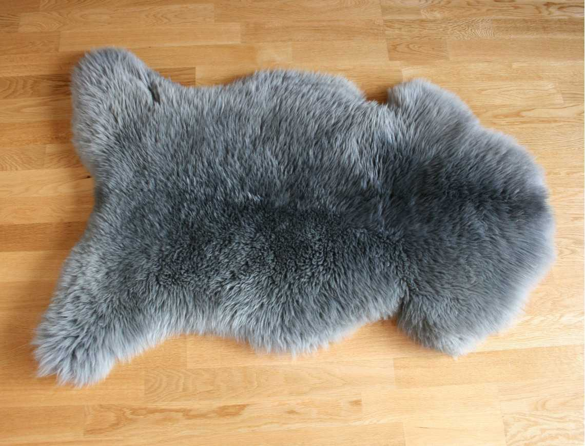 Dyed sheepskin