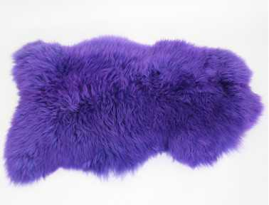 Dyed sheepskin