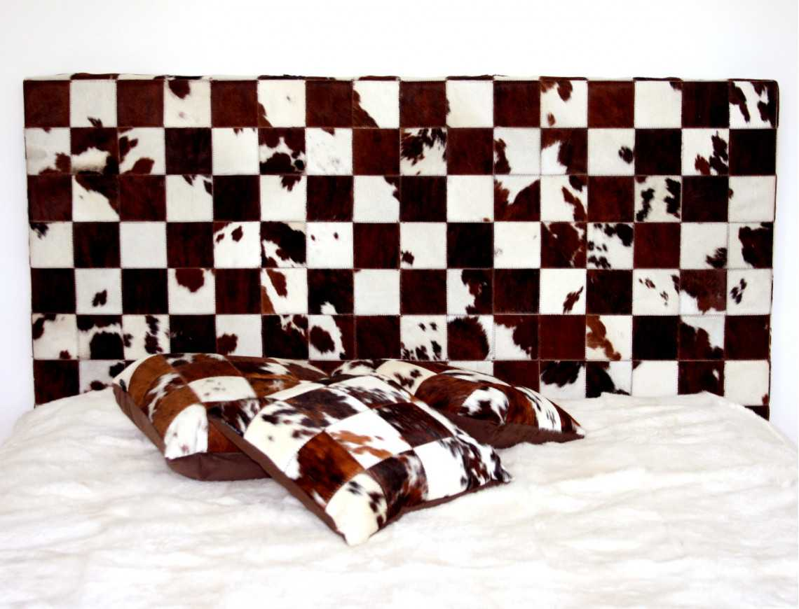 Normandy cowhide headboard