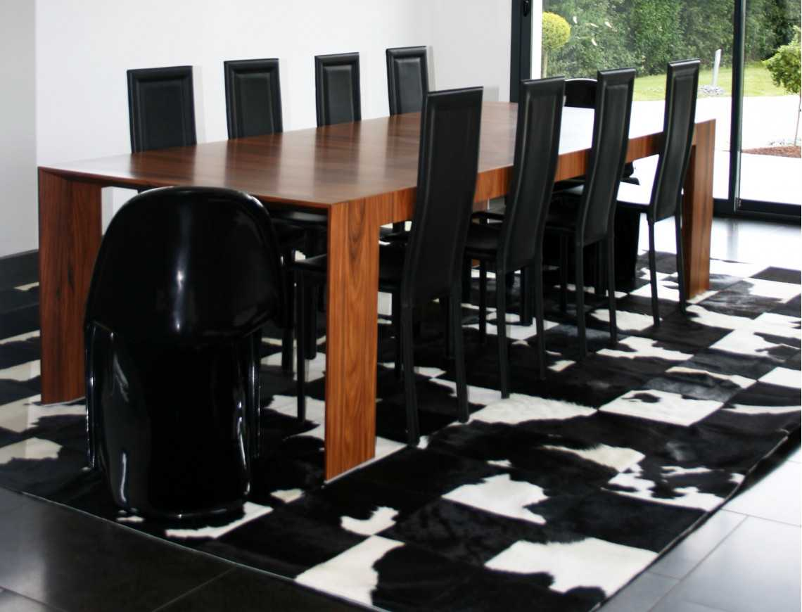 Tapis Patchwork Black and White