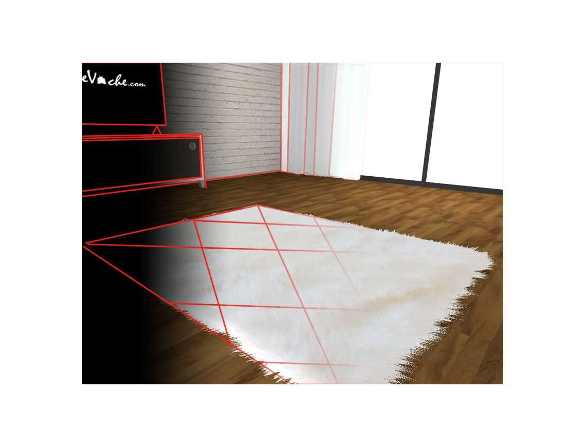 Custom made sheepskin rug (with 3D visualization)