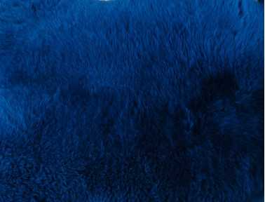 Midnight blue sheepskin